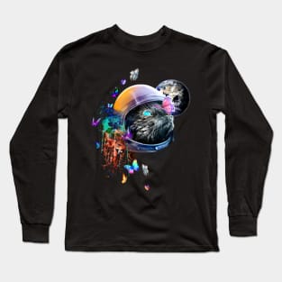 Cat astronaut Long Sleeve T-Shirt